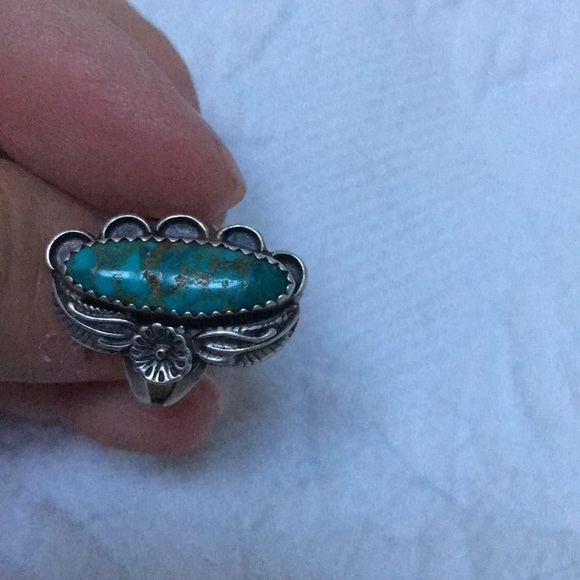 Native American Turquoise Ring - Picture 3 of 4